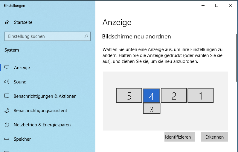 Korrekte Monitor-Positionierung vor Songbeamer-Start